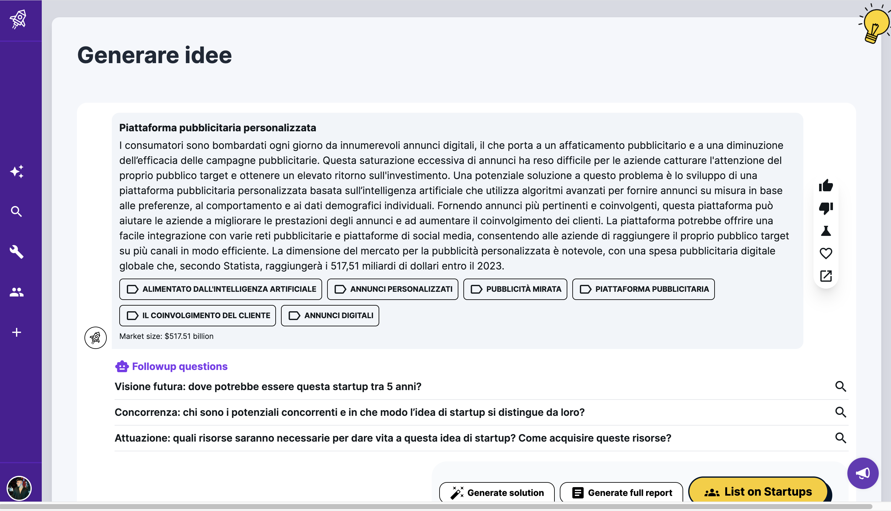 Stratup.ai: Rivoluziona l’Ideazione delle Startup